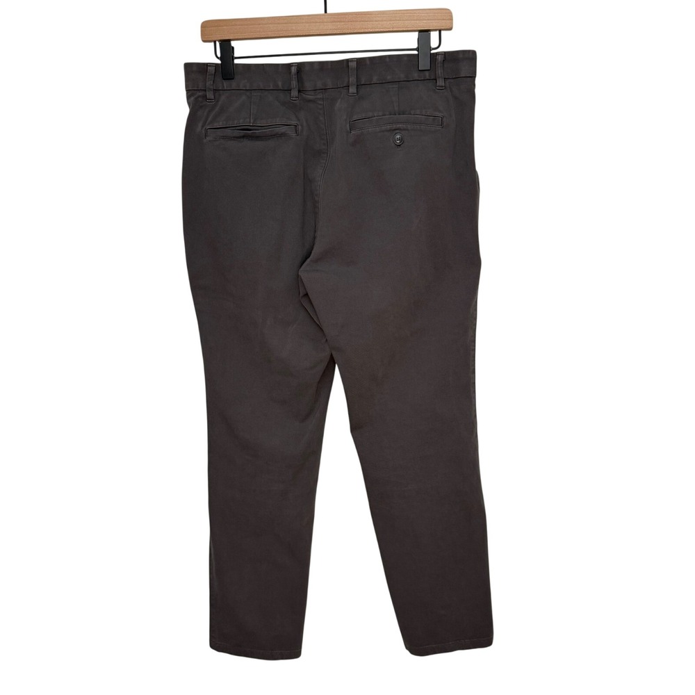 Everlane Uniform Slim Fit Chino Pants Mens 33 x 30 Dark Gray Cotton Blend - Picture 2 of 5